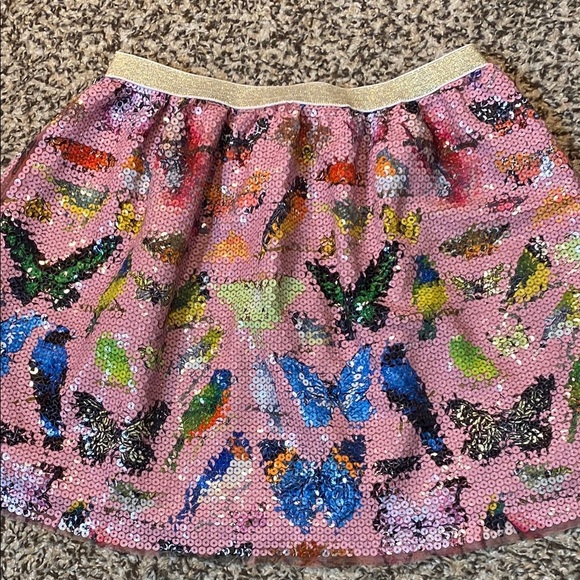 Kelzuki X H&M Pink and Blue Sequin Bubble Mini Skirt - Picture 5 of 5